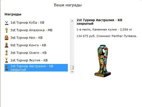 турниры • РУССКАЯ РЫБАЛКА