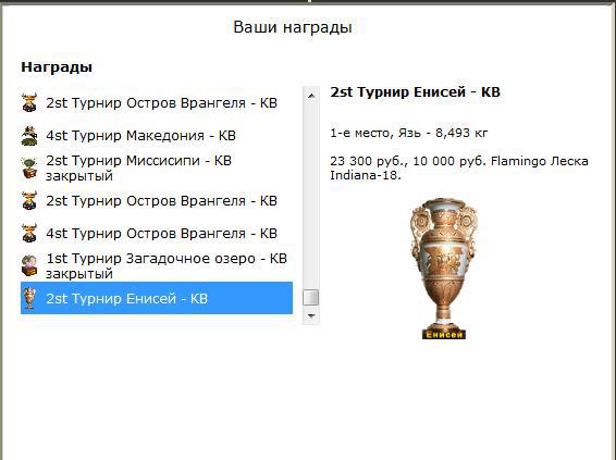 турниры • РУССКАЯ РЫБАЛКА