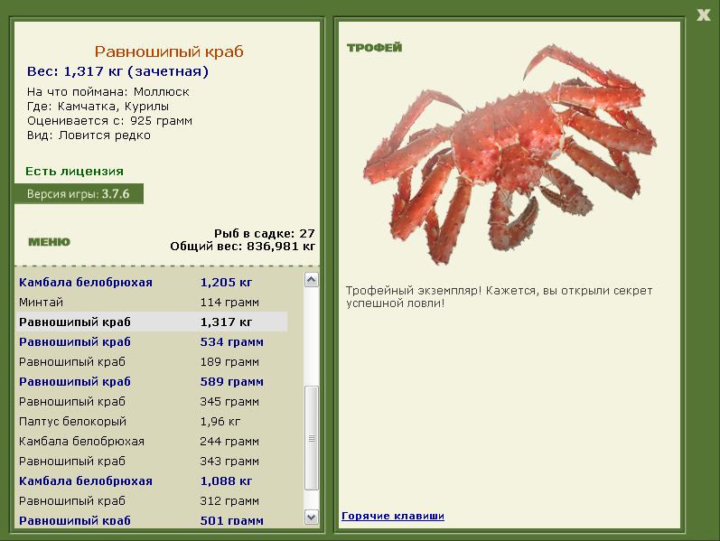 Равношипый краб 