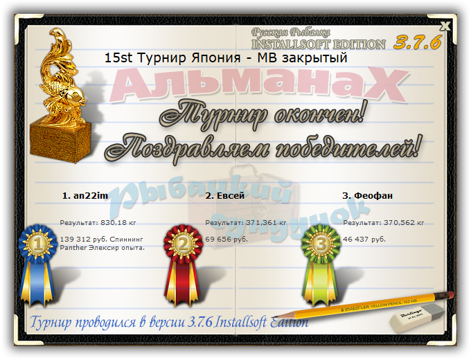  Максимальный Вес • Praise-турниры • РУССКАЯ РЫБАЛКА