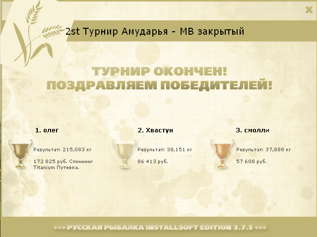  Максимальный Вес • Praise-турниры • РУССКАЯ РЫБАЛКА