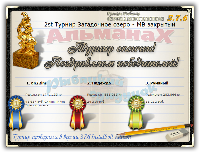  Максимальный Вес • Praise-турниры • РУССКАЯ РЫБАЛКА