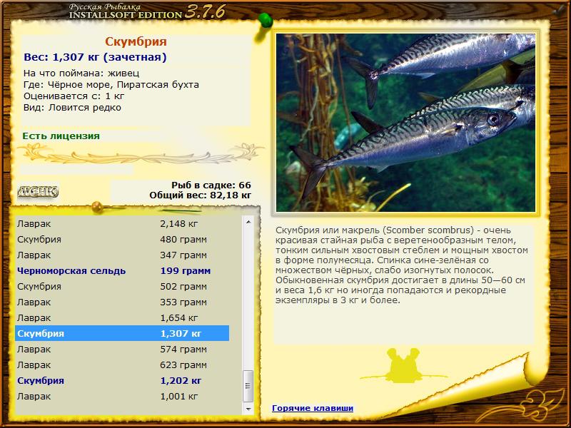 РУССКАЯ РЫБАЛКА Installsoft Edition 