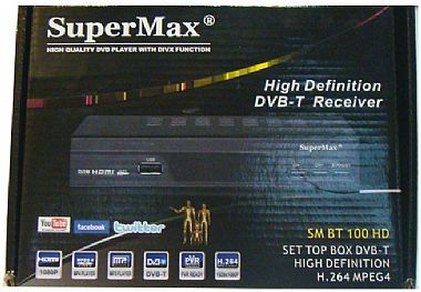  Инструкции SuperMax SM BT 100 HD DVB-T