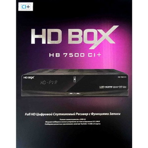  Инструкции для HD BOX 7500 CI+