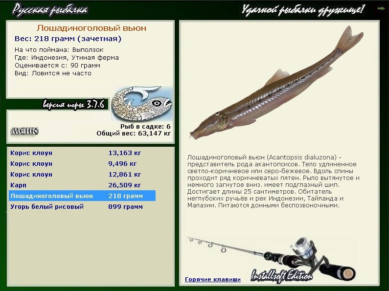 РУССКАЯ РЫБАЛКА Installsoft Edition 