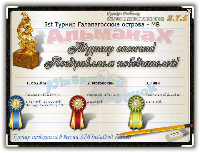  Максимальный Вес • Praise-турниры • РУССКАЯ РЫБАЛКА