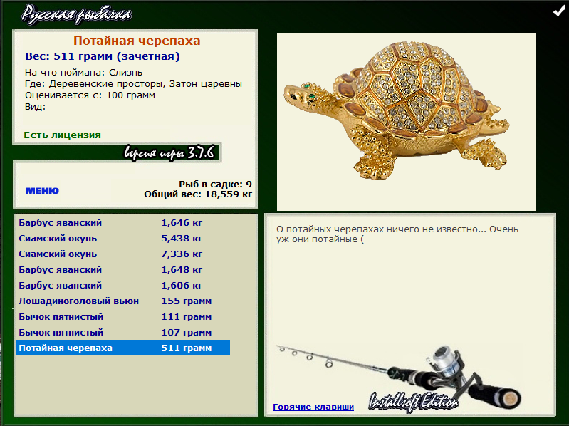 Потайная черепаха 
