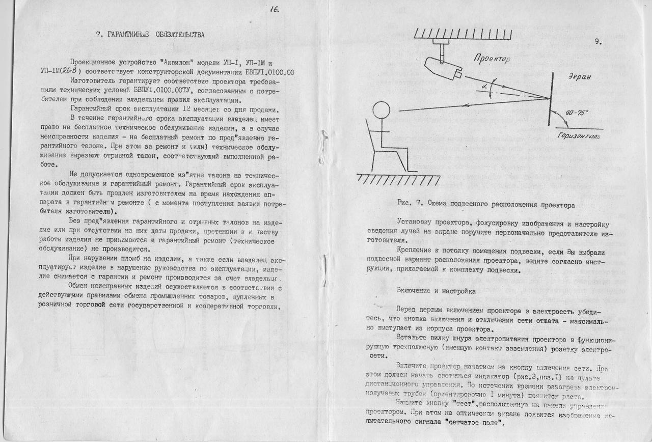  Советские видеопроекторы