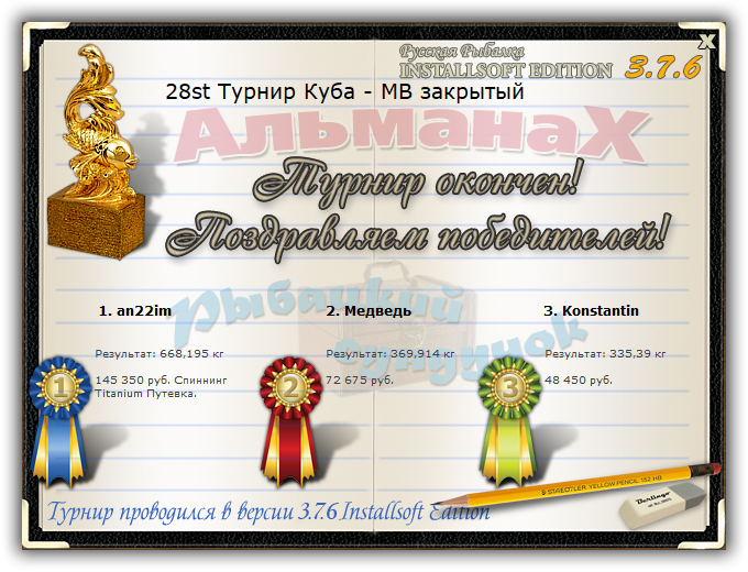  Максимальный Вес • Praise-турниры • РУССКАЯ РЫБАЛКА