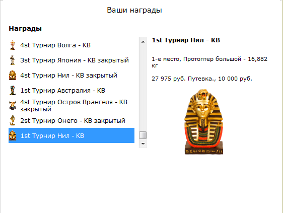 турниры • РУССКАЯ РЫБАЛКА