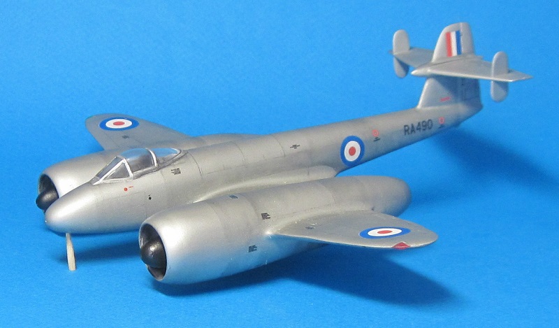 Gloster Meteor F.Mk.4 Nene RA490, 1:72, NOVO - конверсия