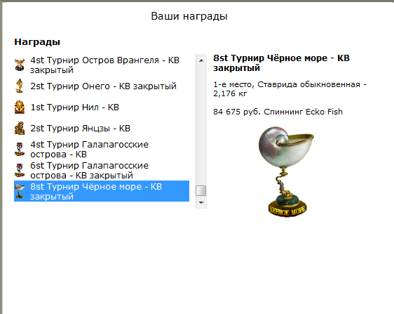 турниры • РУССКАЯ РЫБАЛКА