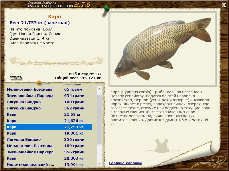 РУССКАЯ РЫБАЛКА Installsoft Edition 