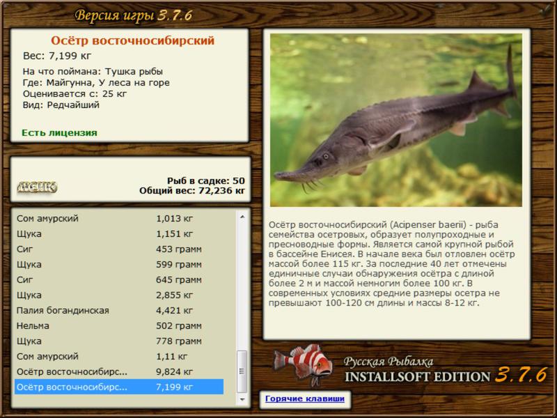 РУССКАЯ РЫБАЛКА Installsoft Edition 