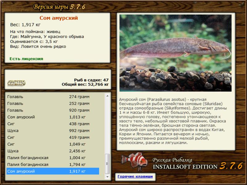РУССКАЯ РЫБАЛКА Installsoft Edition 