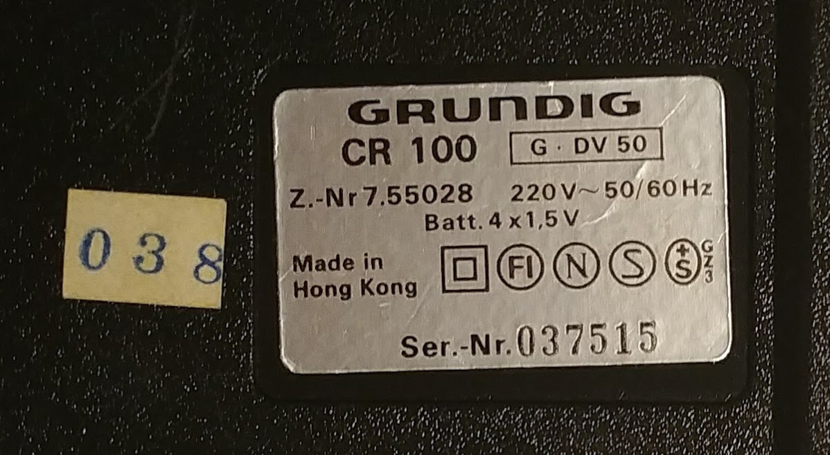 Grundig CR-100