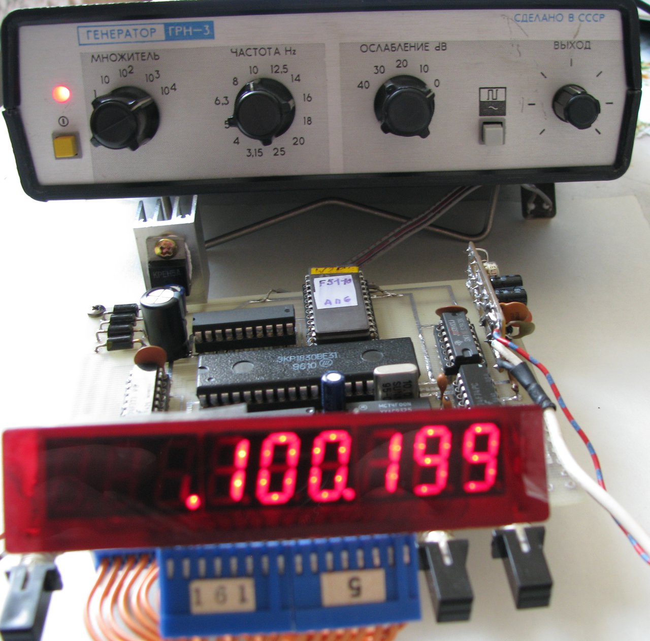  Частотомер-конструктор F51-xx
