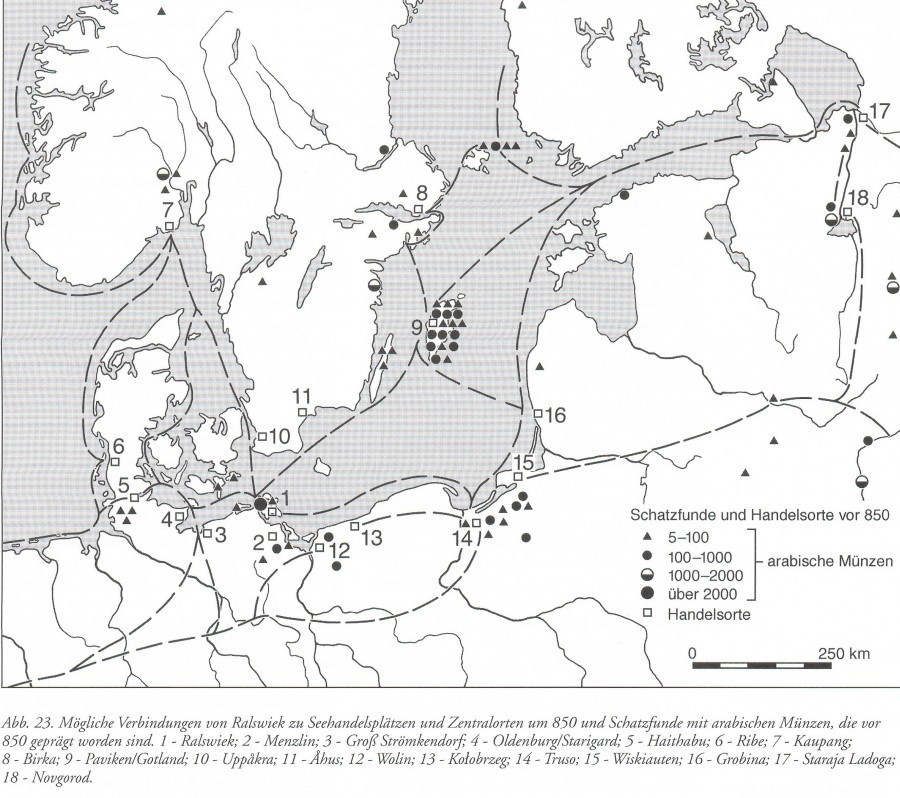 Клады арабского серебра IX века на Рюгене и в Поморье. 