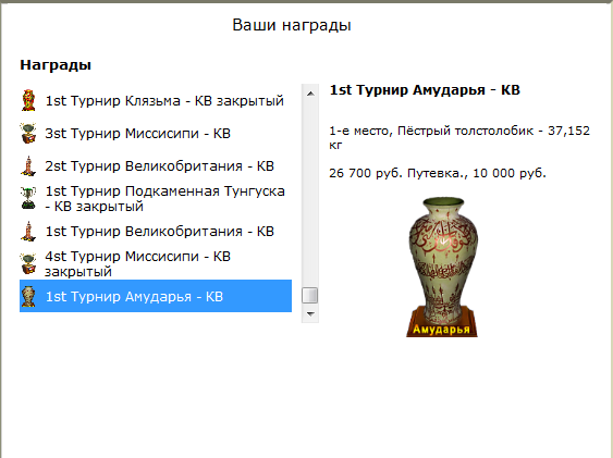 турниры • РУССКАЯ РЫБАЛКА