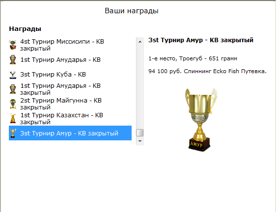 турниры • РУССКАЯ РЫБАЛКА