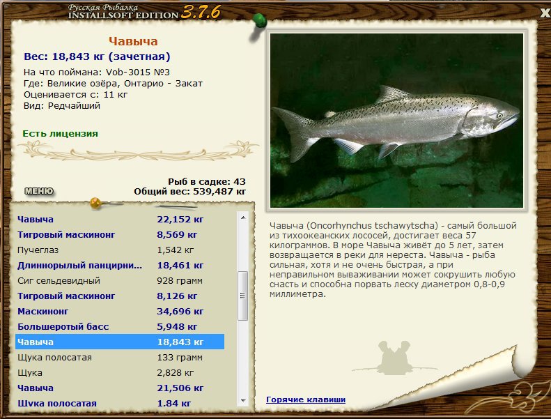 РУССКАЯ РЫБАЛКА Installsoft Edition 
