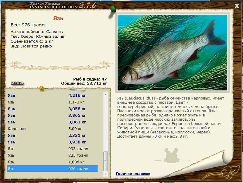 РУССКАЯ РЫБАЛКА Installsoft Edition 
