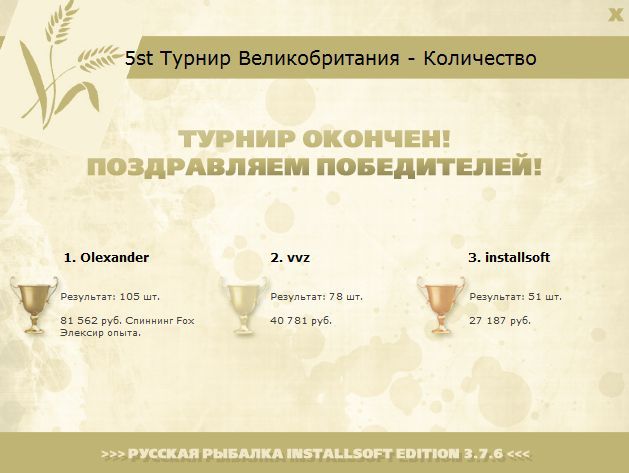 РУССКАЯ РЫБАЛКА Installsoft Edition 