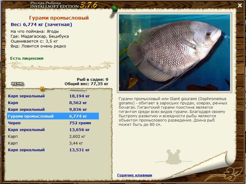 РУССКАЯ РЫБАЛКА Installsoft Edition 