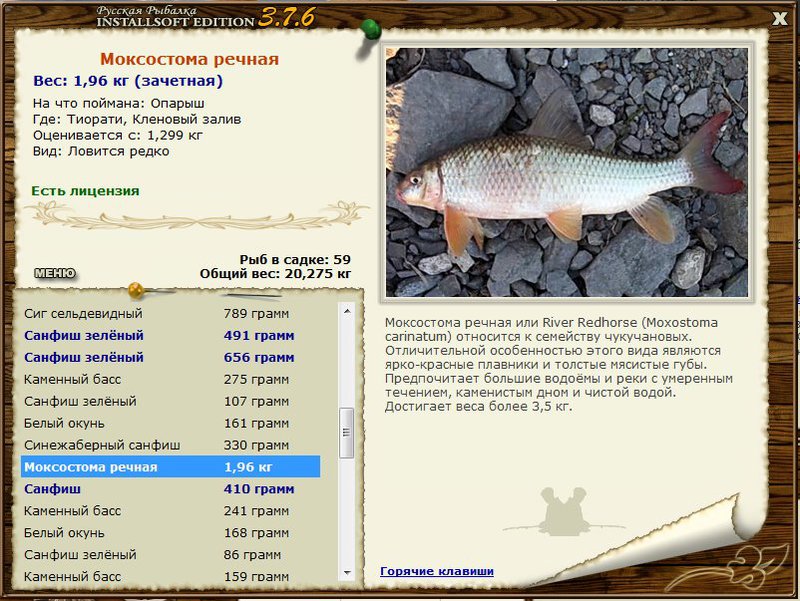РУССКАЯ РЫБАЛКА Installsoft Edition 