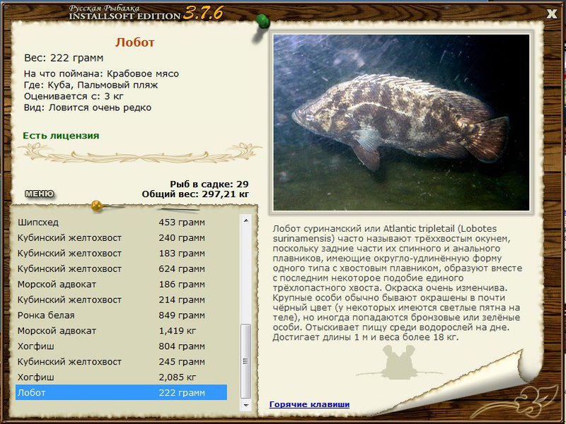 РУССКАЯ РЫБАЛКА Installsoft Edition 