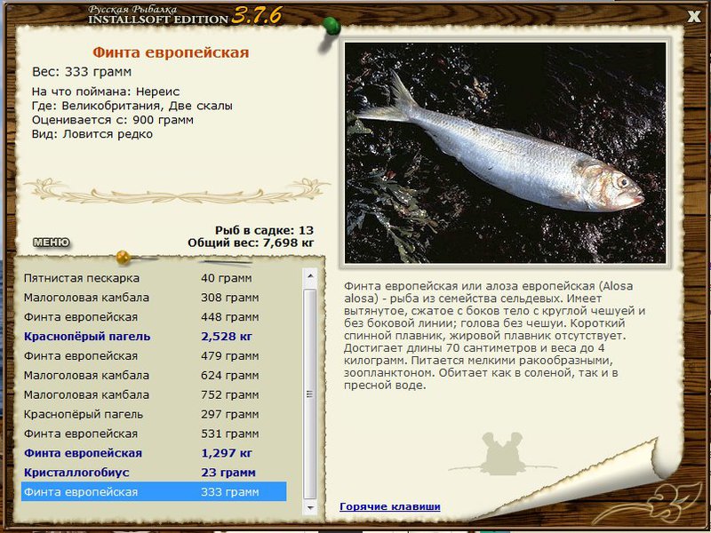 РУССКАЯ РЫБАЛКА Installsoft Edition 