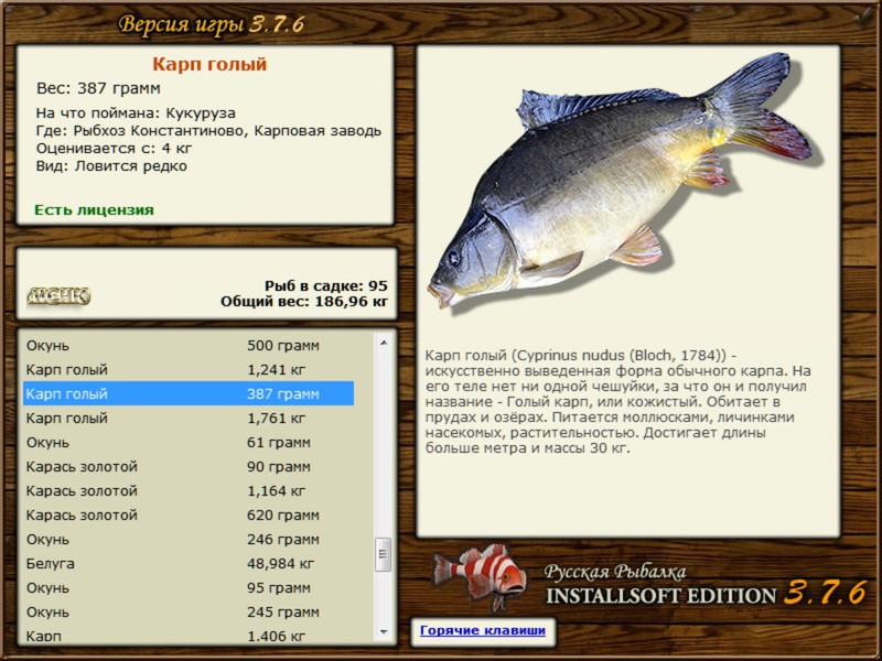 РУССКАЯ РЫБАЛКА Installsoft Edition 