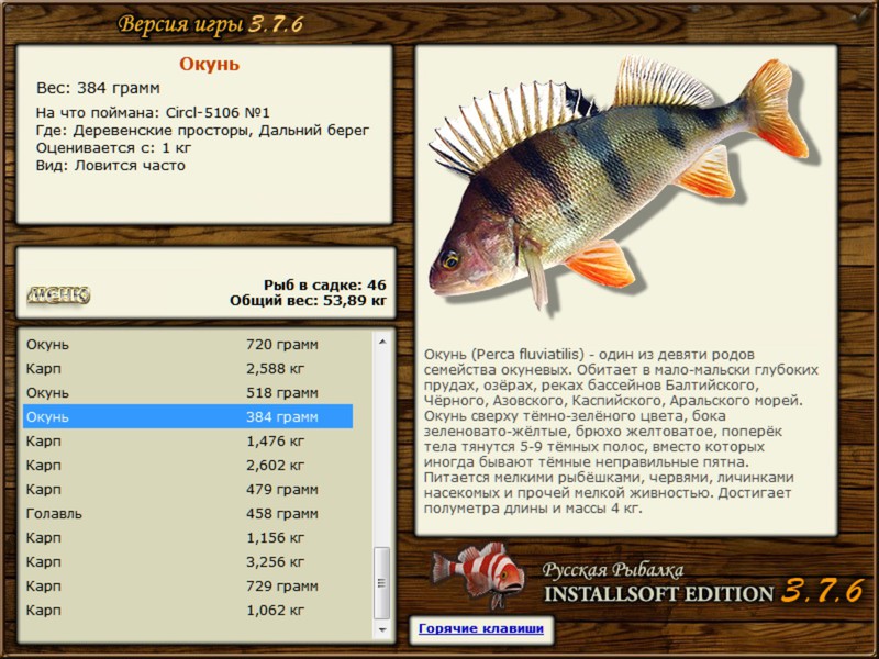 РУССКАЯ РЫБАЛКА Installsoft Edition 