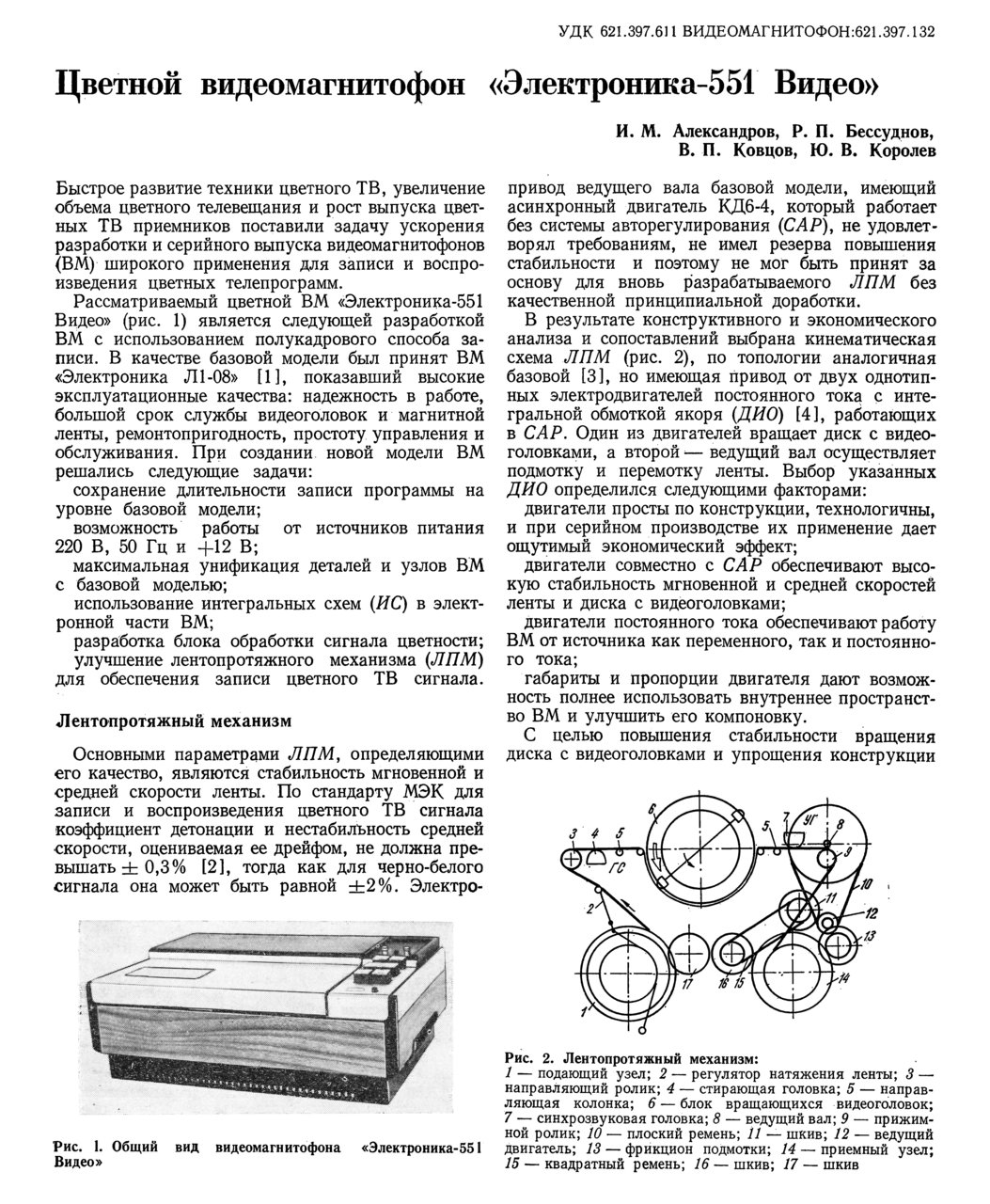  Катушечные и VCR видеомагнитофоны
