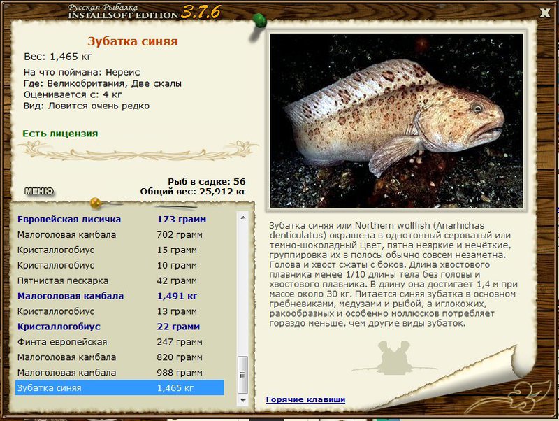 РУССКАЯ РЫБАЛКА Installsoft Edition 
