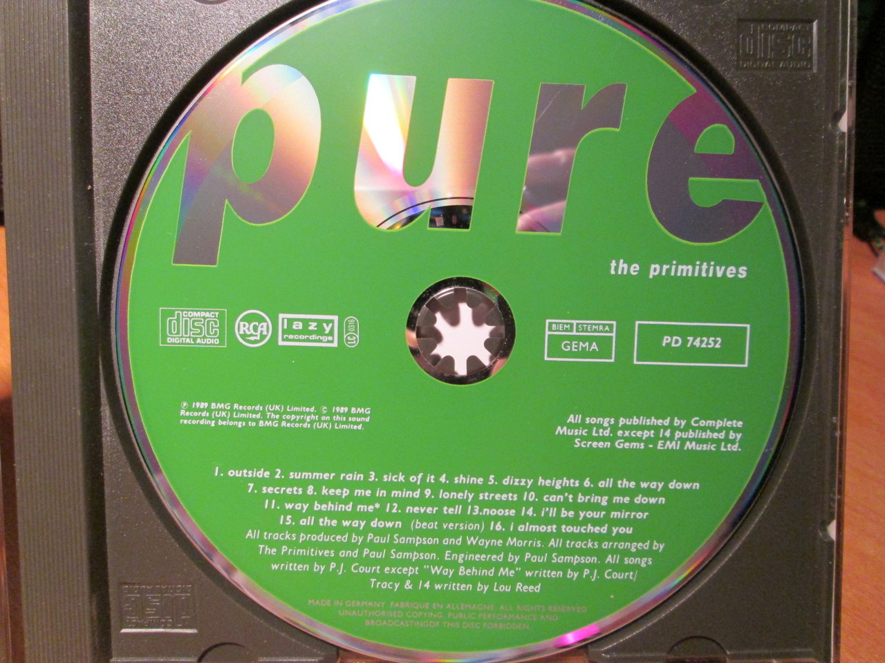  First Press CD