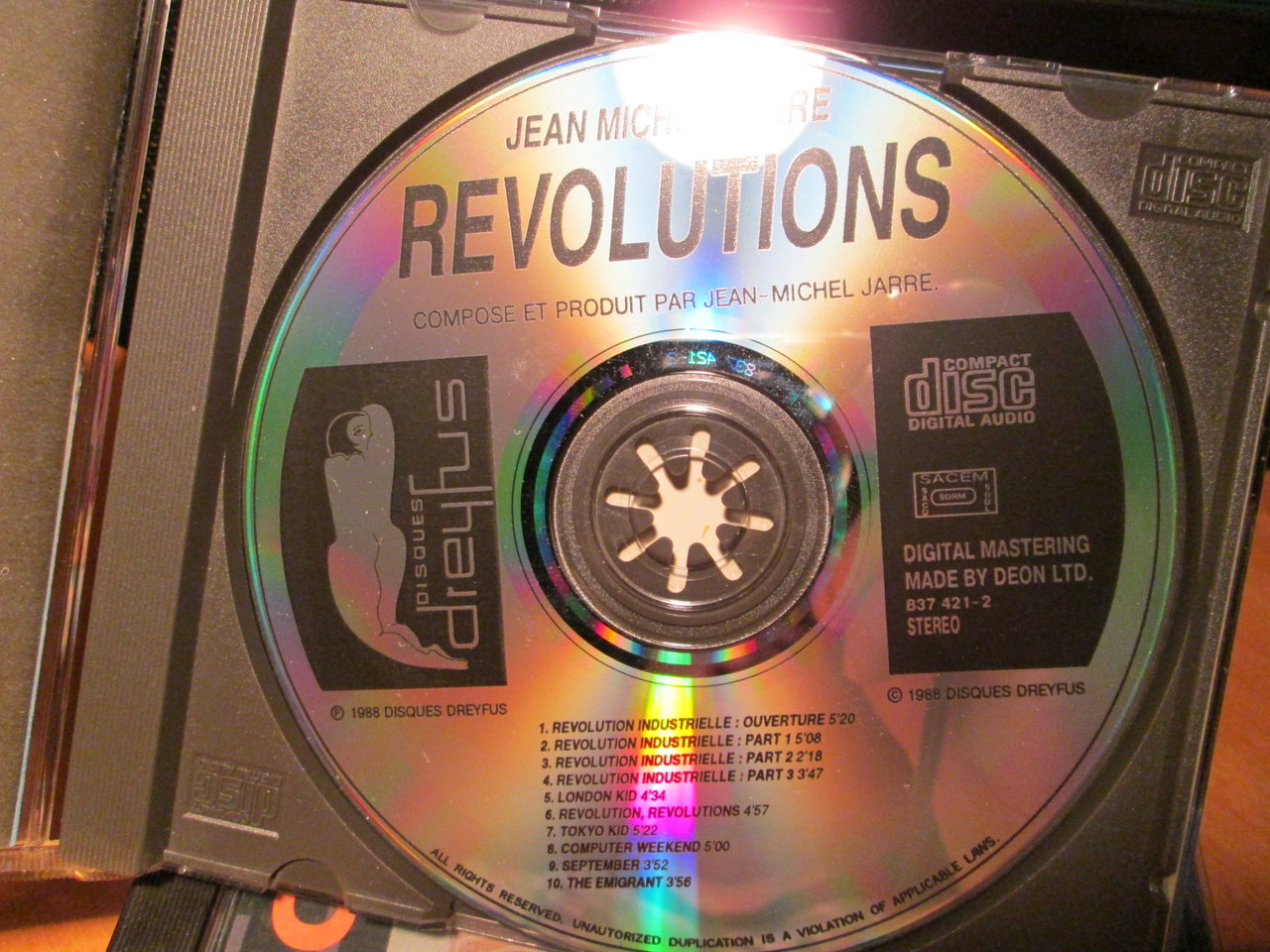  First Press CD