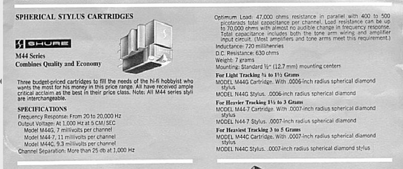  Shure m44mb