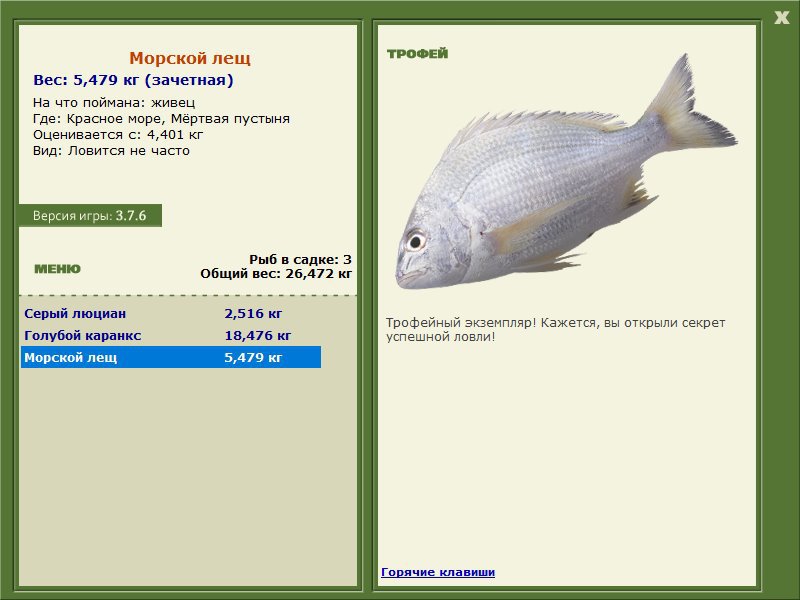 Морской лещ 