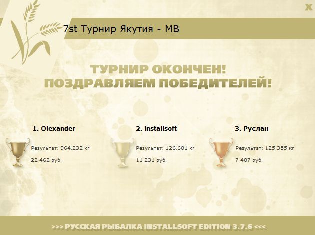 РУССКАЯ РЫБАЛКА Installsoft Edition 