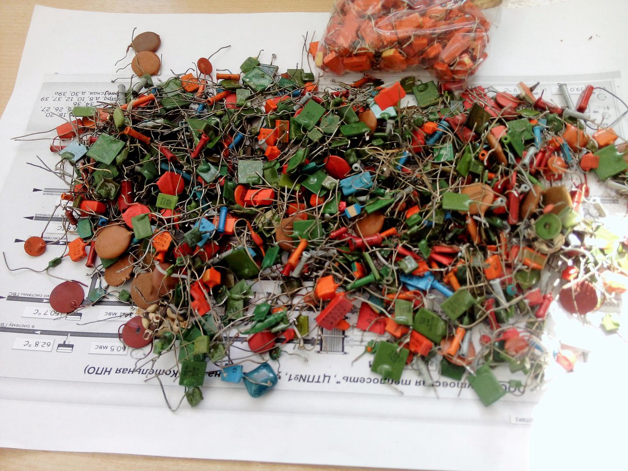  Конденсаторы зелененькие