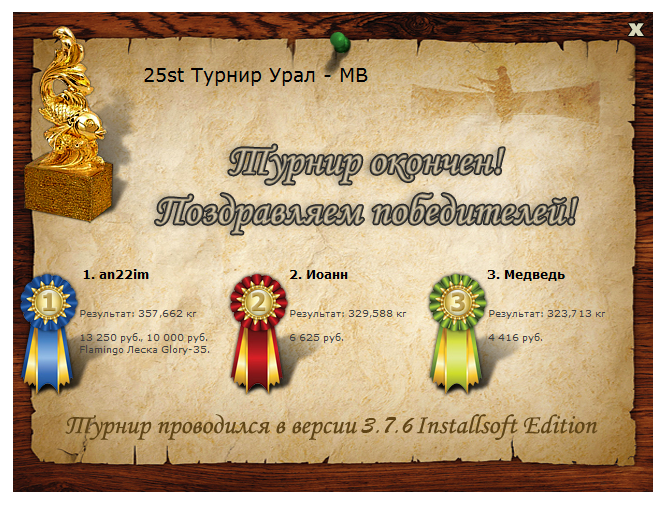  Максимальный Вес • Praise-турниры • РУССКАЯ РЫБАЛКА