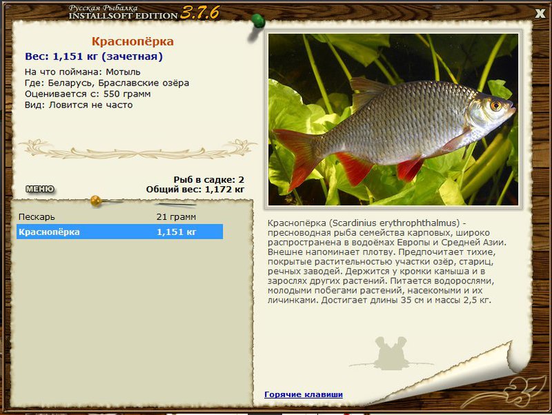 РУССКАЯ РЫБАЛКА Installsoft Edition 