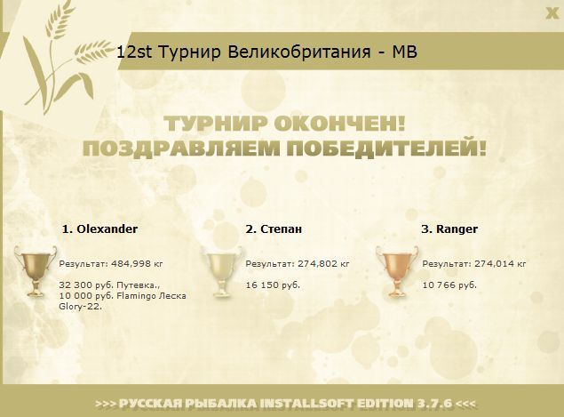 РУССКАЯ РЫБАЛКА Installsoft Edition 
