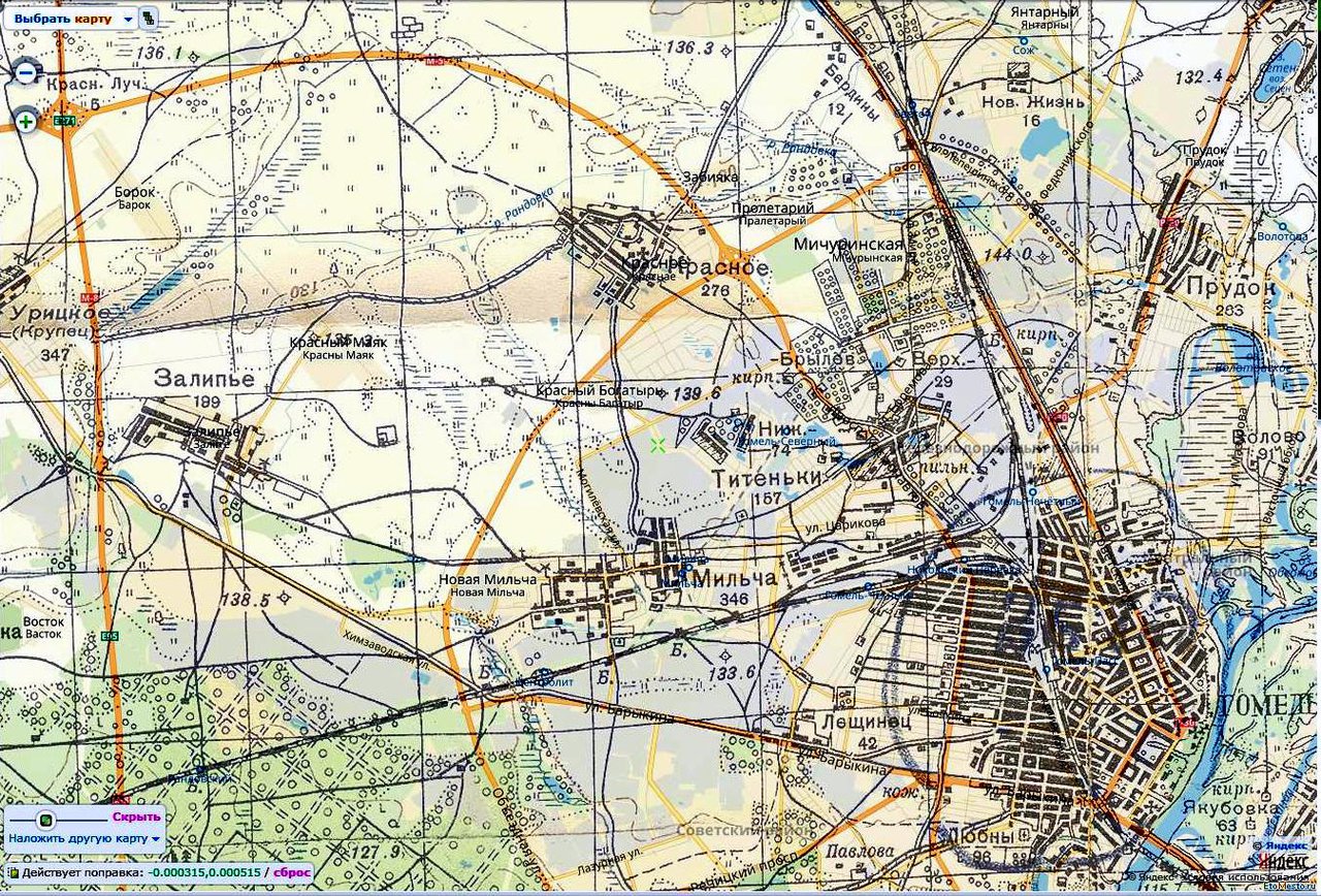 Междугородняя 12 гомель карта