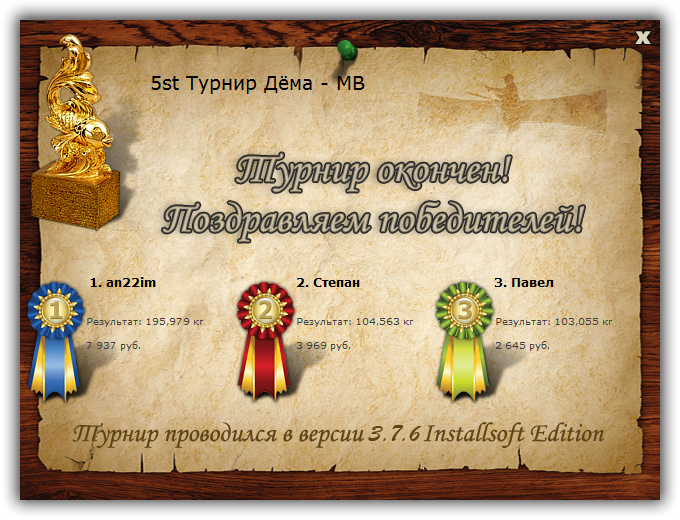  Максимальный Вес • Praise-турниры • РУССКАЯ РЫБАЛКА
