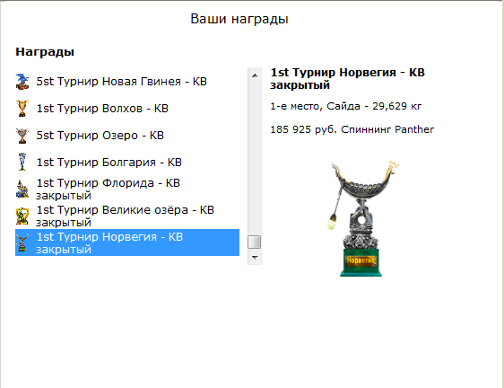 турниры • РУССКАЯ РЫБАЛКА