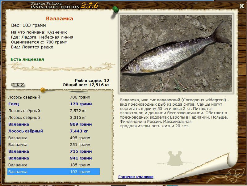 РУССКАЯ РЫБАЛКА Installsoft Edition 