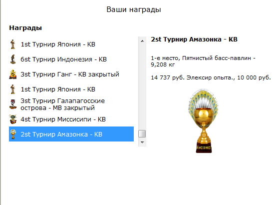 турниры • РУССКАЯ РЫБАЛКА